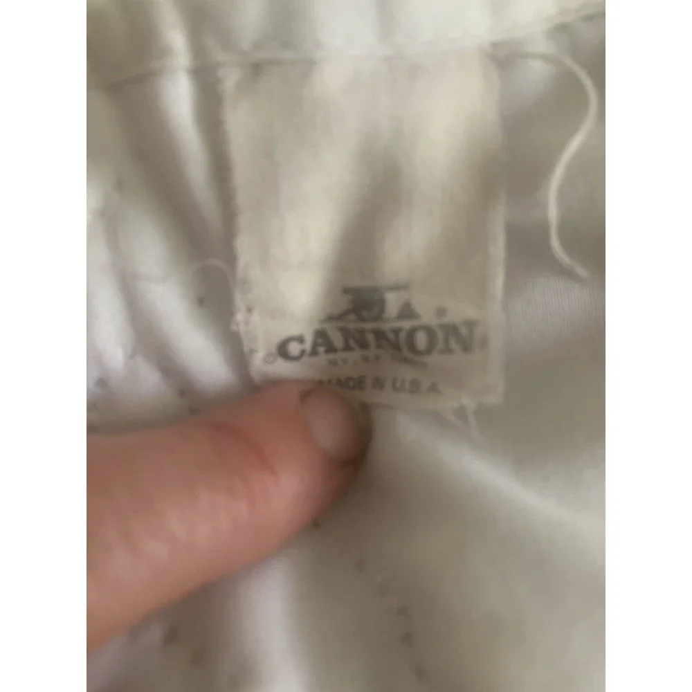 VINTAGE Canon PINEAPPLE STENCIL Bedspread Coverlet Comforter size Full/Queen